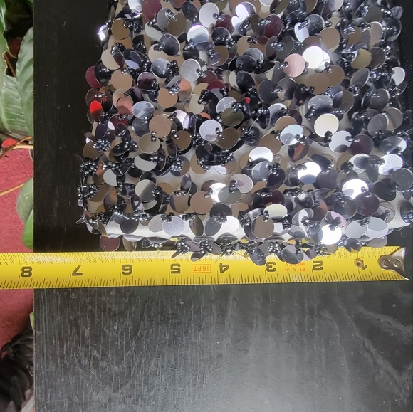 Sequin purse with long beaded strap. EUC. - Picture 7 of 8